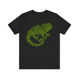 Mayan Aztec Totem Symbol of Iguana Unisex T-Shirt