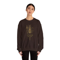 Golden Shaman Tribal Symbol Line Art Unisex Sweatshirt
