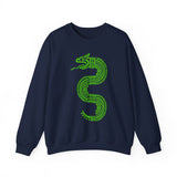 Jade Snake Spiral Unisex Sweatshirt