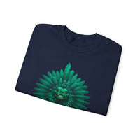 Quetzalcoatl Feathered Serpent God Dark Portrait Unisex Sweatshirt