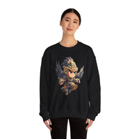 Chibi Falcon Warrior Inca Armor Unisex Sweatshirt